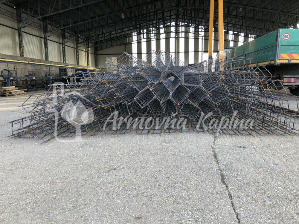 Armovňa Pezinok - Výroba armokošov - Viazanie armokošov do základových pásov, prekladov, vencov, pätieka a stĺpov