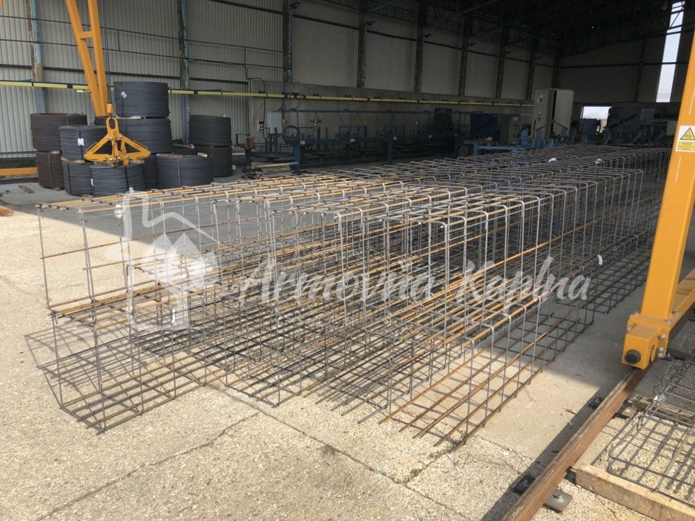 Armovňa Pezinok - Výroba armokošov - Viazanie armokošov do základových pásov, prekladov, vencov, pätieka a stĺpov