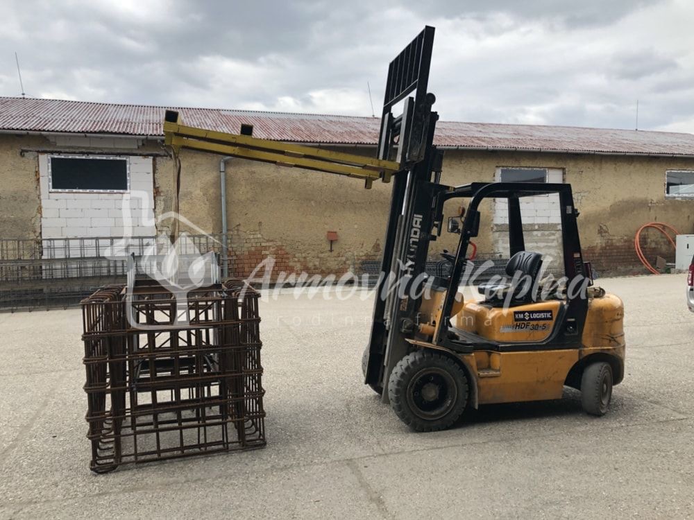 Armovňa Pezinok - Výroba armokošov - Viazanie armokošov do základových pásov, prekladov, vencov, pätieka a stĺpov